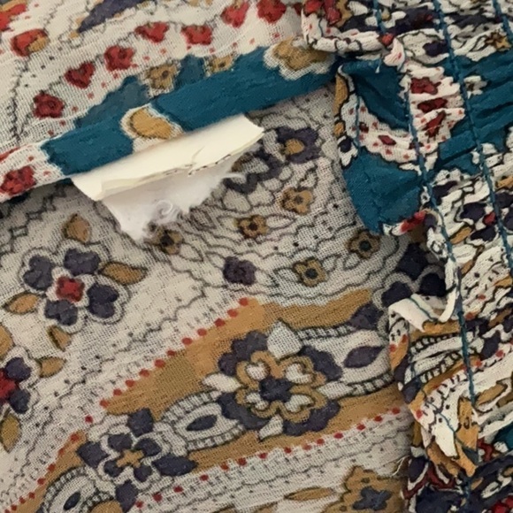Lucky Brand Sheer Paisley Blouse - Picture 12 of 12